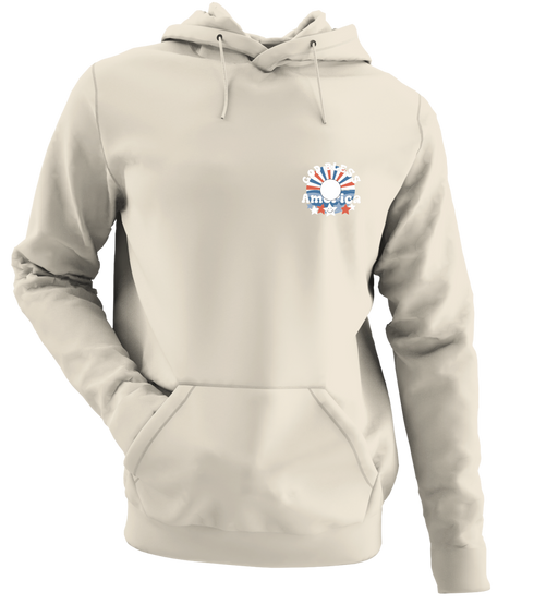 USA - Premium Grateful Dead Left Chest Hoodie - Sand - 3