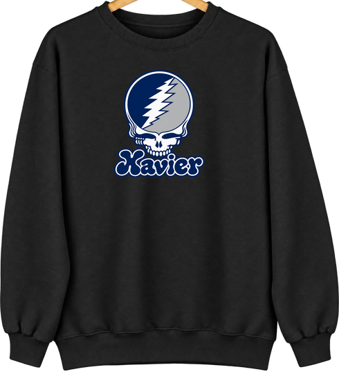 Xavier Stealie Premium Unisex Crewneck — Black