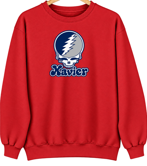 Xavier Stealie Premium Unisex Crewneck — Red