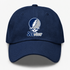 Xavier Stealie Premium Unisex Dad Hat — Design: Xavier University — Navy