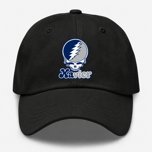 Xavier Stealie Premium Unisex Dad Hat — Design: Xavier University — Black