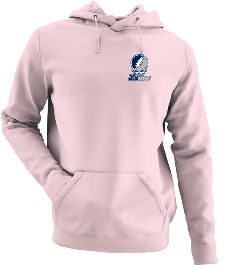 Xavier Stealie Premium Unisex Hoodie — Design: Xavier University — Light Pink