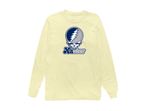 Xavier Stealie Premium Unisex Long-Sleeve — Design: Xavier University — Butter