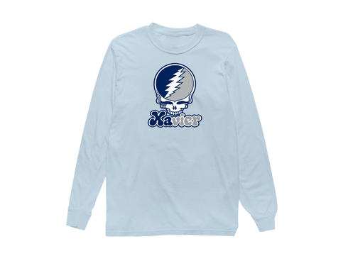 Xavier Stealie Premium Unisex Long-Sleeve — Design: Xavier University — Chambray