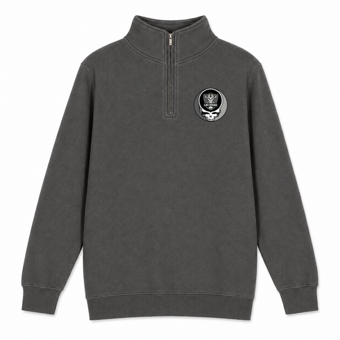 Las Vegas Football - Premium Grateful Dead Quarter-Zip Pullover - Charcoal - 5