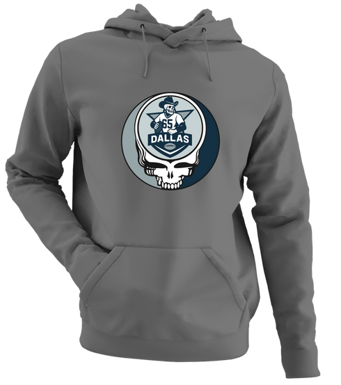 Dallas Football - Premium Grateful Dead Hoodie - Charcoal - 8