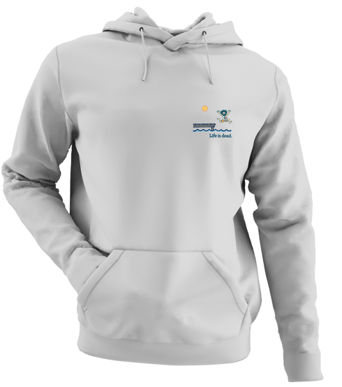 Lake Life Jerry - Life is dead.® - Premium Grateful Dead Left Chest Hoodie - Sport Grey - 9