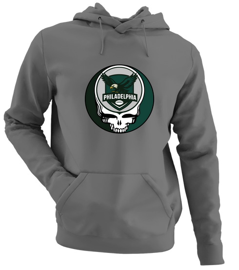 Philadelphia Football - Premium Grateful Dead Hoodie - Charcoal - 8