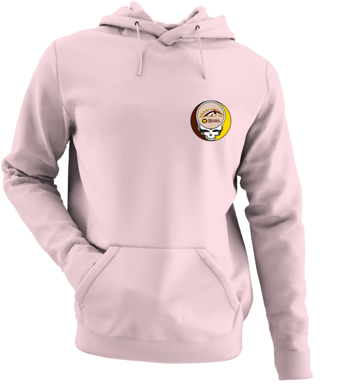 Western Michigan University - Premium Grateful Dead Left Chest Hoodie - Light Pink - 4