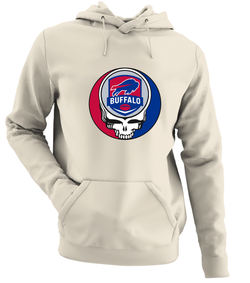 Buffalo Football - Premium Grateful Dead Hoodie - Sand - 3