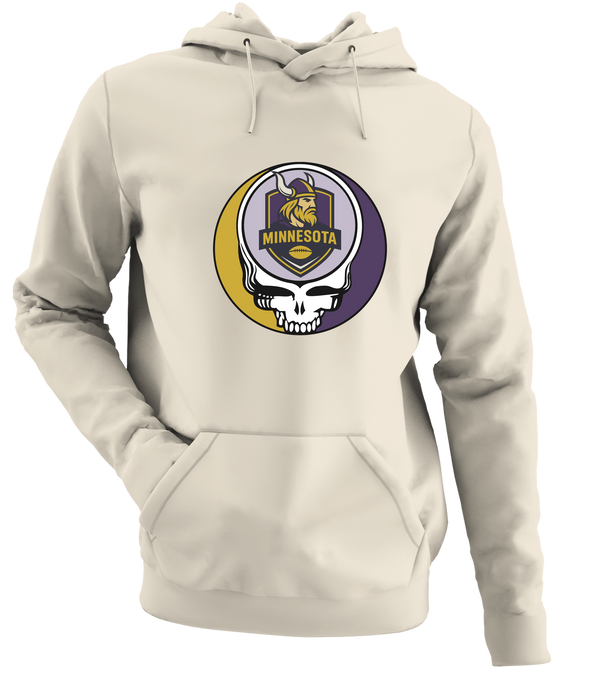 Minnesota Football - Premium Grateful Dead Hoodie - Sand - 3