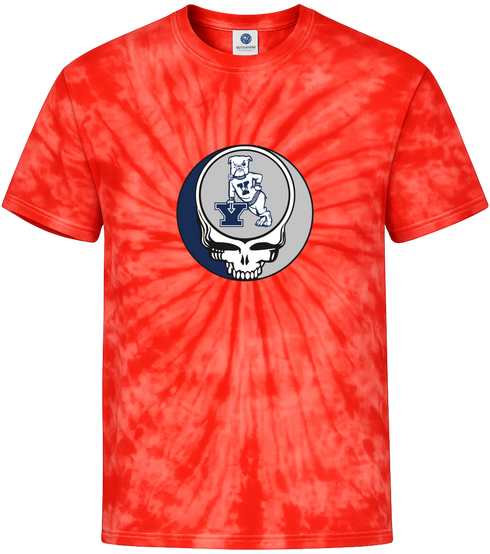 Yale Bulldog Stealie Tie-Dye T-Shirt