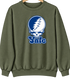 Yale Stealie Premium Unisex Crewneck — Design: Yale University — Military Green