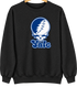 Yale Stealie Premium Unisex Crewneck — Design: Yale University — Black