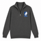 Yale Stealie Premium Unisex Quarter-Zip — Design: Yale University — Charcoal