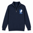 Yale Stealie Premium Unisex Quarter-Zip — Design: Yale University — Navy