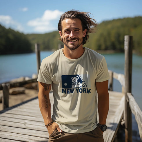 Grateful Dead - New York Yankees MLB Logo T-Shirt - StealieShop