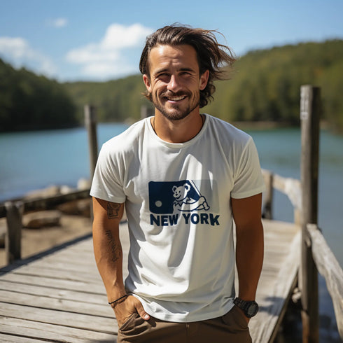 Grateful Dead - New York Yankees MLB Logo T-Shirt - StealieShop