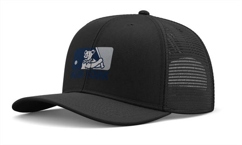 Grateful Dead - New York Yankees Dancing Bear Logo Grateful Dead Trucker Cap - StealieShop