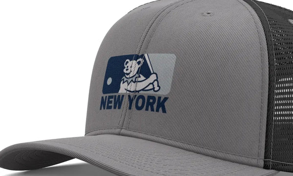 Grateful Dead - New York Yankees Dancing Bear Logo Grateful Dead Trucker Cap - StealieShop