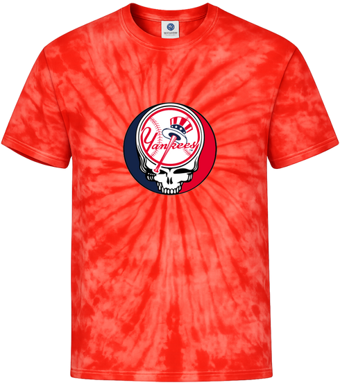 New York Yankees Stealie Tie-Dye T-Shirt