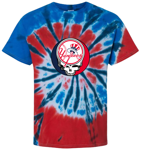 New York Yankees Stealie Tie-Dye T-Shirt