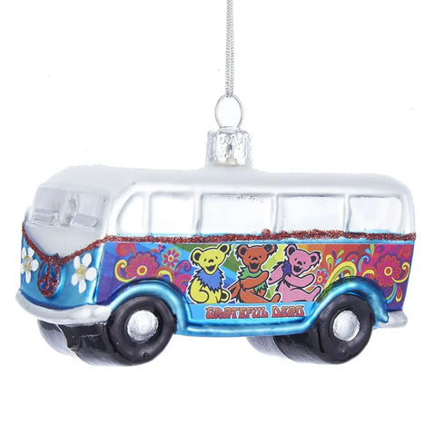 Grateful Dead - Grateful Dead Bus Glass Ornament - StealieShop