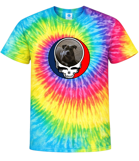 1436 - Custom Stealie Tie-Dye