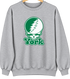 York Stealie Premium Unisex Crewneck — Design: York College — Sport Grey