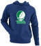 York Stealie Premium Unisex Hoodie — Design: York College — Navy