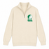 York Stealie Premium Unisex Quarter-Zip — Design: York College — Sand