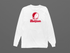 Youngstown Stealie Premium Unisex Long-Sleeve — Design: Youngstown State University — White
