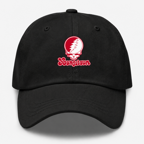 Youngstown Stealie Premium Unisex Dad Hat — Design: Youngstown State University — Black