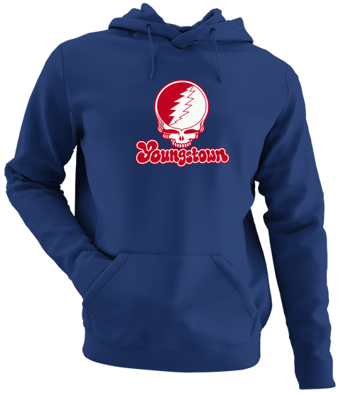 Youngstown Stealie Premium Unisex Hoodie — Design: Youngstown State University — Navy