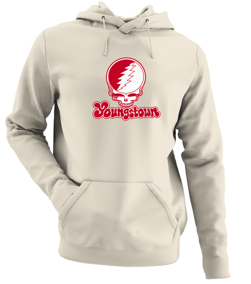 Youngstown Stealie Premium Unisex Hoodie — Design: Youngstown State University — Sand