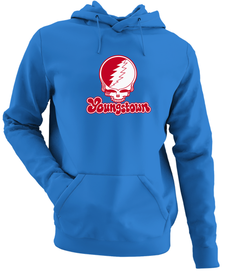 Youngstown Stealie Premium Unisex Hoodie — Design: Youngstown State University — Heather Royal