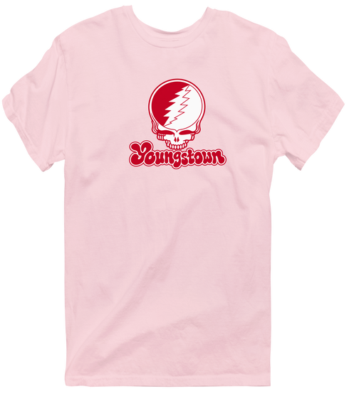 Youngstown Stealie Premium Unisex T-Shirt — Design: Youngstown State University — Light Pink