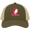Youngstown Stealie Premium Unisex Trucker Cap — Design: Youngstown State University — Moss/Khaki