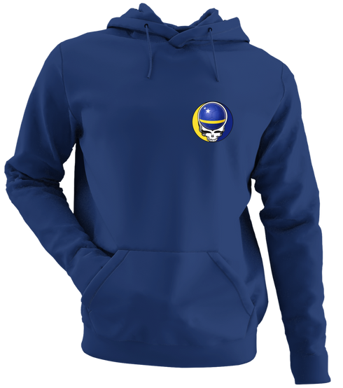 Curacao FIFA World Cup - Premium Grateful Dead Left Chest Hoodie - Navy
