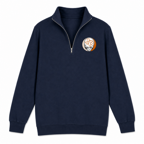University of Texas - Premium Grateful Dead Quarter-Zip Pullover - Navy - 4