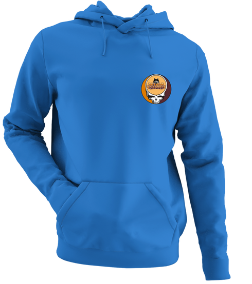 Loyola Chicago - Premium Grateful Dead Left Chest Hoodie - Heather Royal - 5
