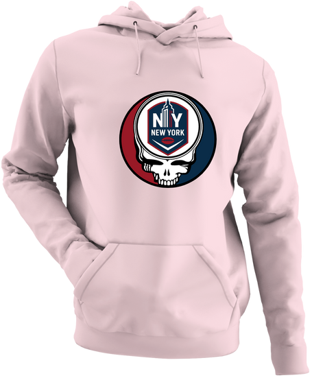 New York Football - Premium Grateful Dead Hoodie - Light Pink - 4