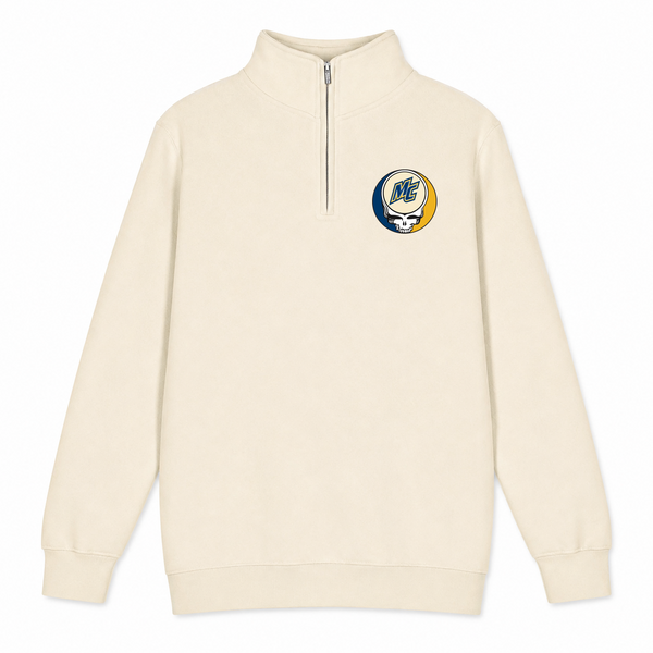 Merrimack - Premium Grateful Dead Quarter-Zip Pullover - Sand - 1