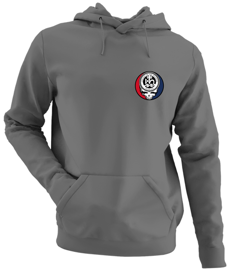 College of the Atlantic - Premium Grateful Dead Left Chest Hoodie - Charcoal - 8