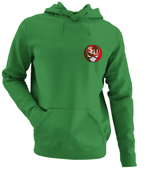 St Lawrence - Premium Grateful Dead Left Chest Hoodie - Irish Green - 6