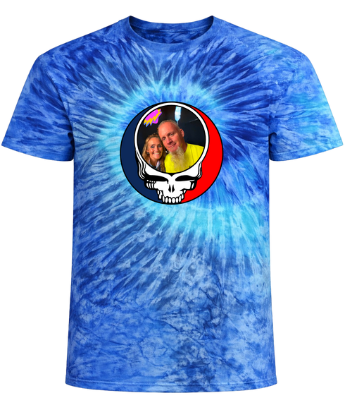 1454 - Custom Stealie Tie-Dye
