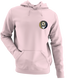 Trinity - Premium Grateful Dead Left Chest Hoodie - Light Pink