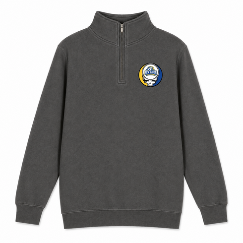 University of New Haven - Premium Grateful Dead Quarter-Zip Pullover - Charcoal - 5