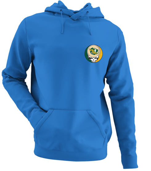 William and Mary - Premium Grateful Dead Left Chest Hoodie - Heather Royal - 5