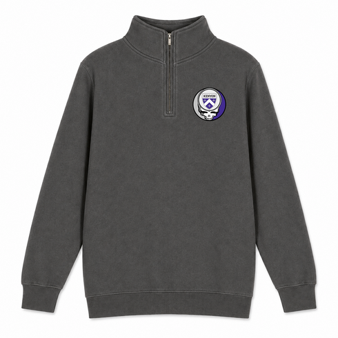 Kenyon - Premium Grateful Dead Quarter-Zip Pullover - Charcoal - 5